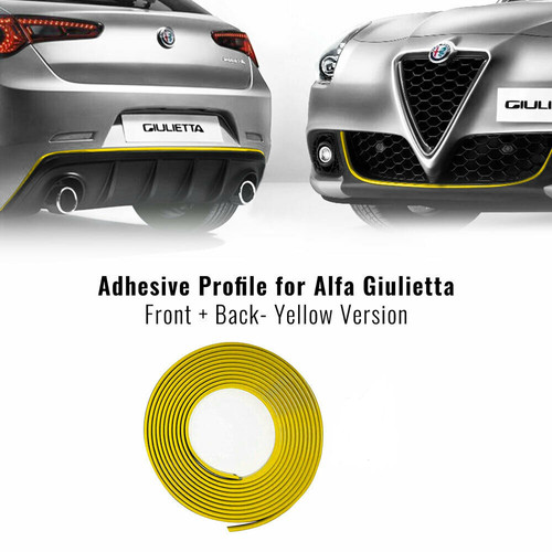 Profilo giallo adesivo per dam - adesivo,