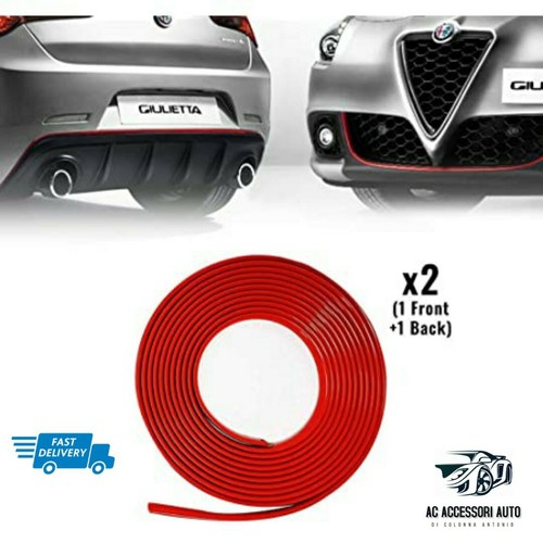 Profilo rosso adesivo per - rosso,
